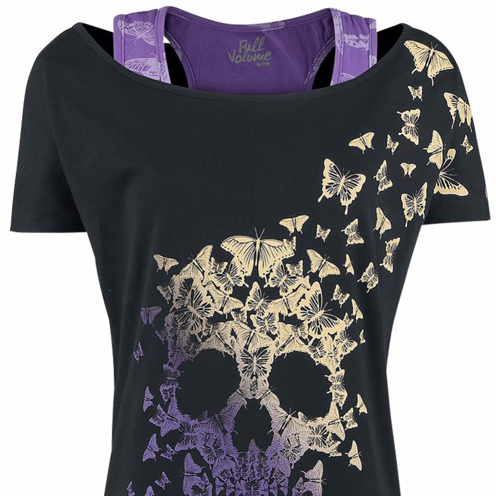 Skull Gothic Short Sleeve T-Shirt