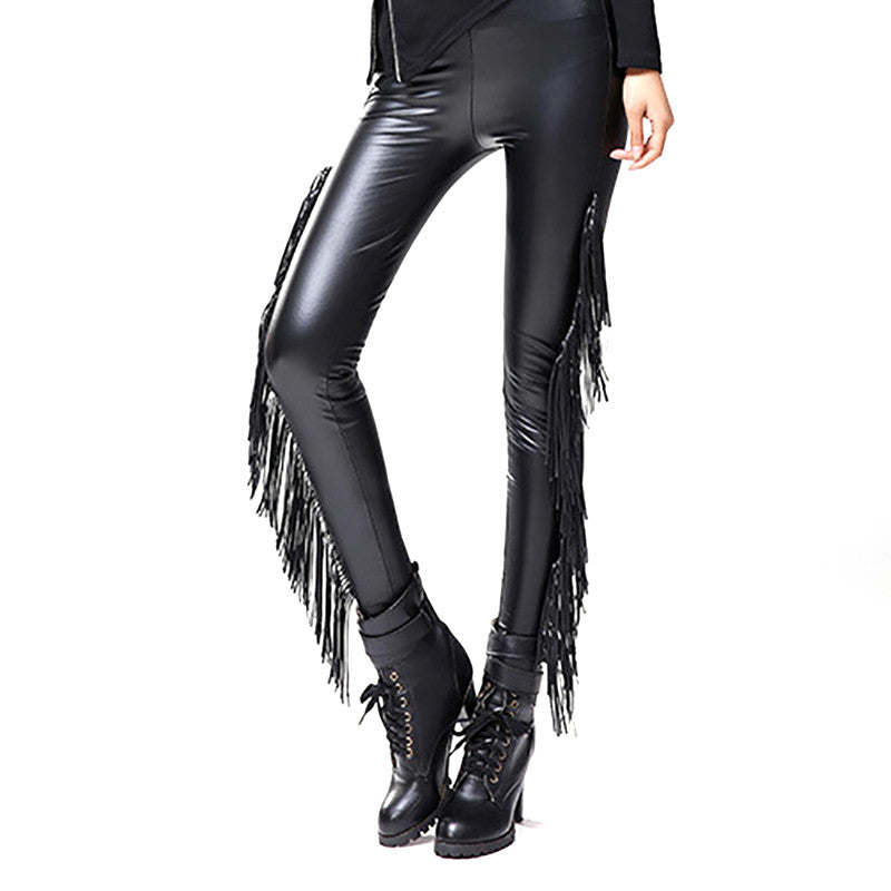 Punk Gothic Rock Pants Black Leggings