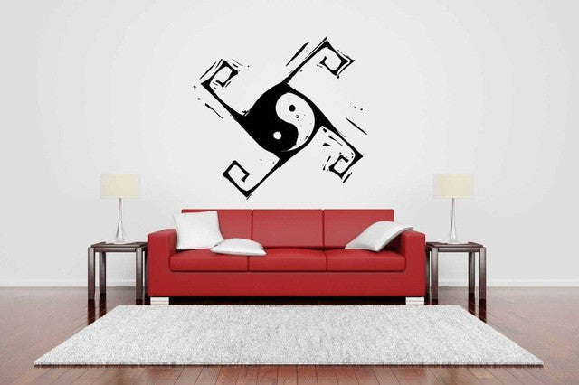 Mandala Wall Sticker Home Decal Buddha Yin Yang Floral Variety