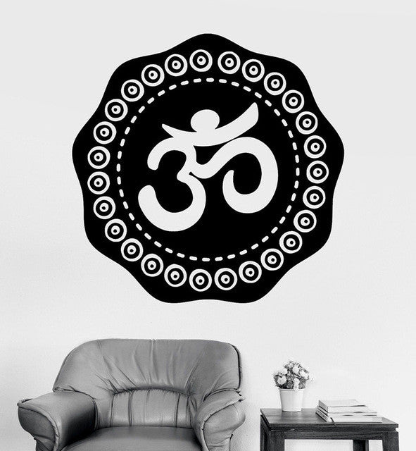 Mandala Wall Sticker Home Decal Buddha Yin Yang Floral Variety