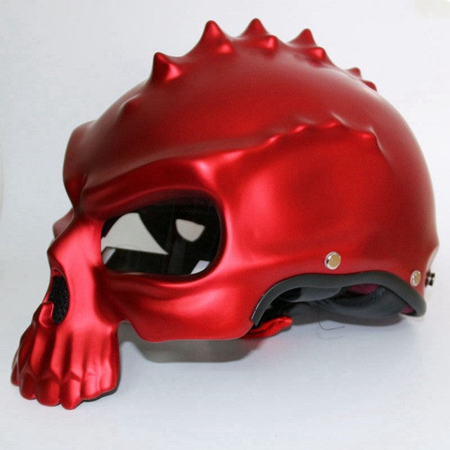 Skull Motorcycle Helmet - Comes in different colors