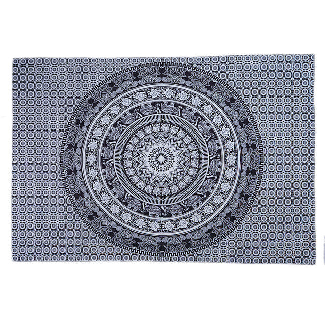 Bohemia Geometric Meditation Fashion Shawl