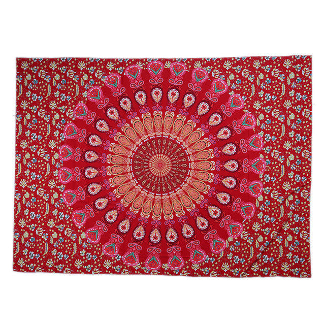 Bohemia Geometric Meditation Fashion Shawl