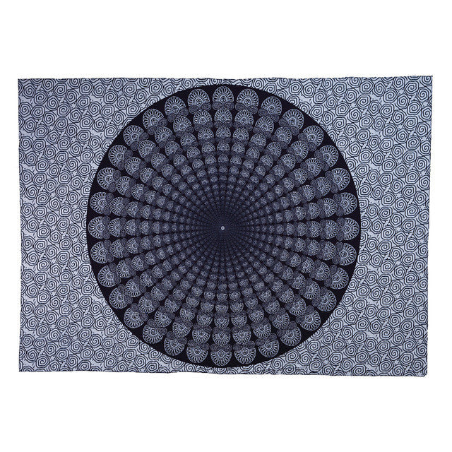 Bohemia Geometric Meditation Fashion Shawl