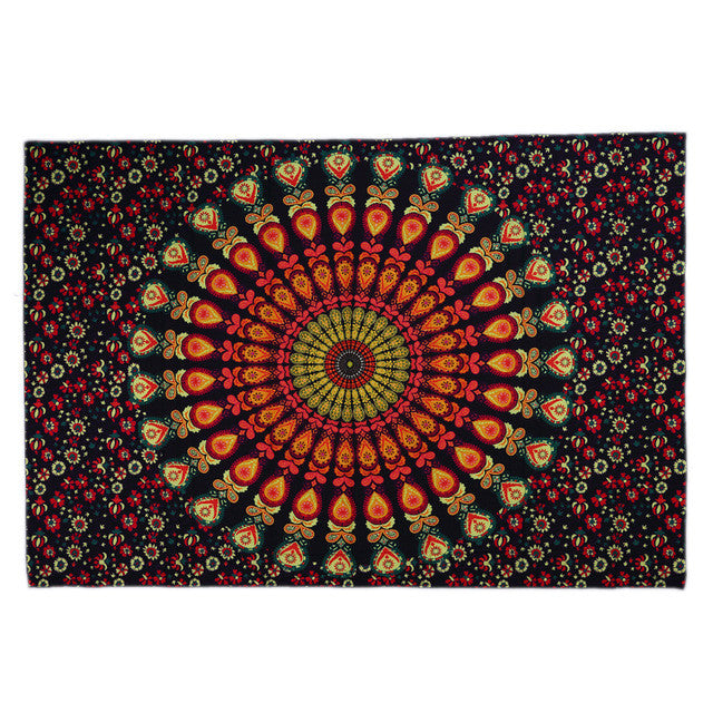 Bohemia Geometric Meditation Fashion Shawl