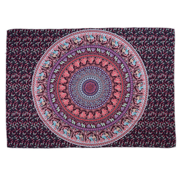 Bohemia Geometric Meditation Fashion Shawl