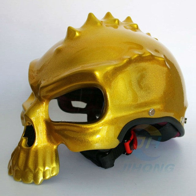 Skull Motorcycle Helmet - Comes in different colors