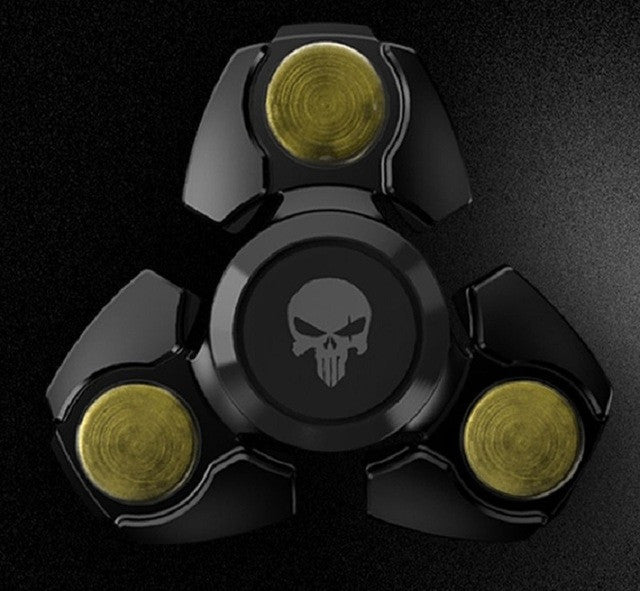 Skull Fidget Hand Spinner Plastic
