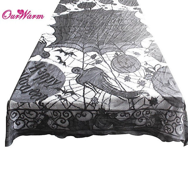 Halloween Spider Web Tablecloth