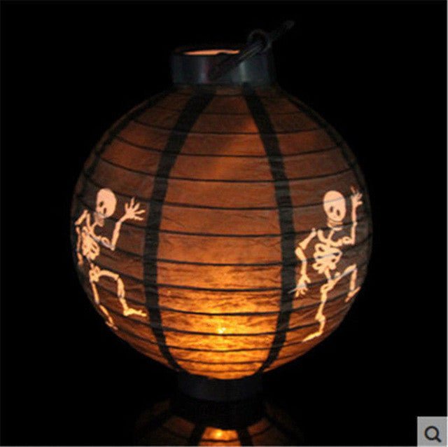 1 pc Halloween Decoration LED Paper Lantern - The Official Strange & Creepy Store!