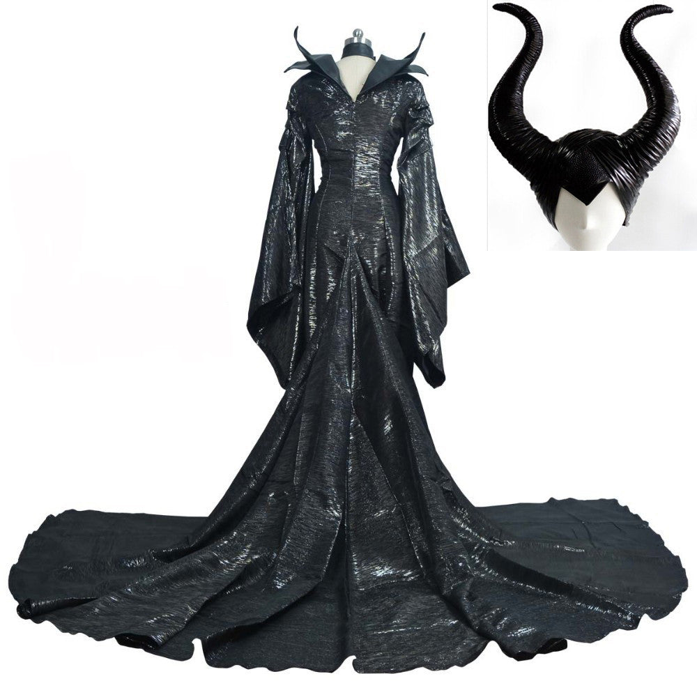 Custom Made Dark Witch Maleficent Dress Costume – The Official Strange & Creepy Store!