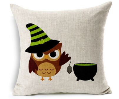 Halloween Sofa Cushion Linen Cover