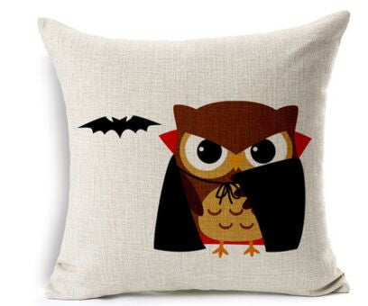 Halloween Sofa Cushion Linen Cover