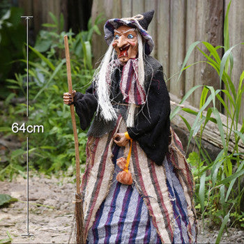 Electric Voice Witch Halloween Decoration Prop