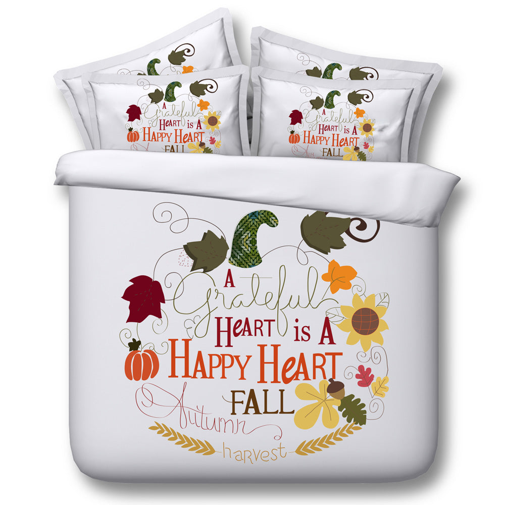 A Grateful Heart Autumn Bedding Set
