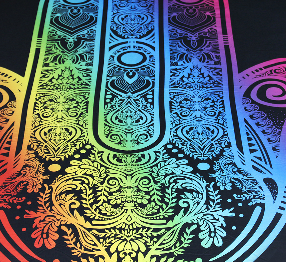 Hamsa Hand 3D Duvet 3pc Bedding Set
