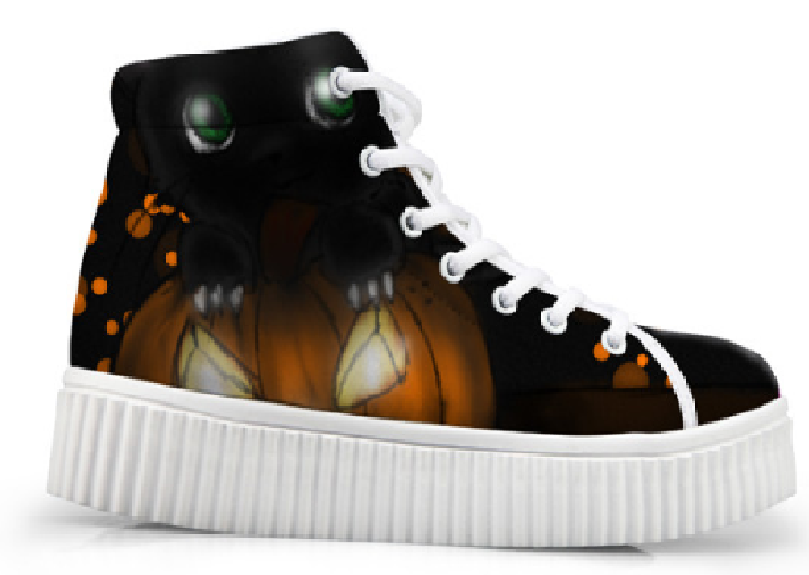 ForU Halloween Themed Custom Printed Shoes