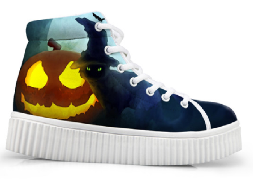 ForU Halloween Themed Custom Printed Shoes