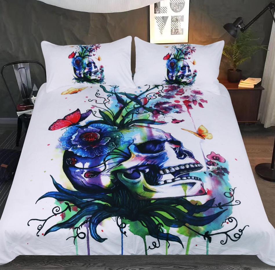 Candid by Pixie Cold Art Bedding Set 3pc Duvet Bedding Set