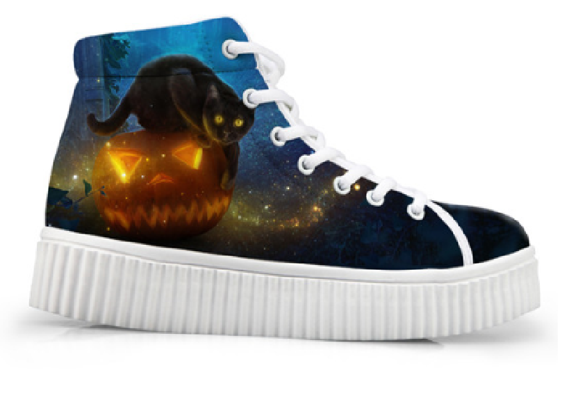 ForU Halloween Themed Custom Printed Shoes