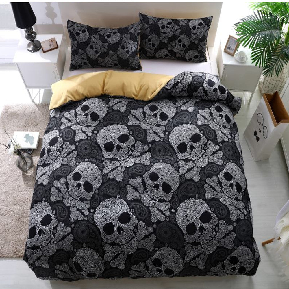 Twisted Skull Duvet Bedding Set