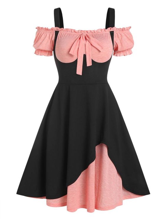 Cold Shoulder Mini Dress