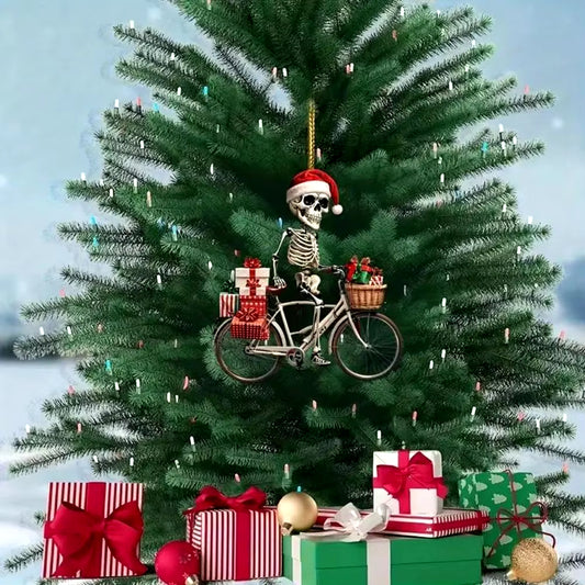 Christmas Tree Skeleton Ornament