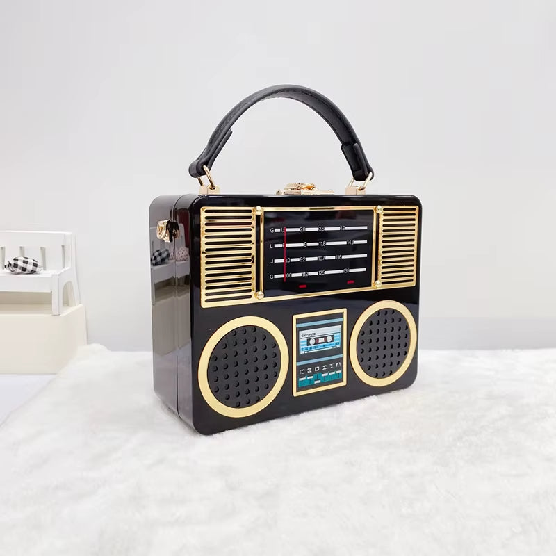 Vintage Radio Style Handbag Purse