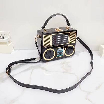 Vintage Radio Style Handbag Purse