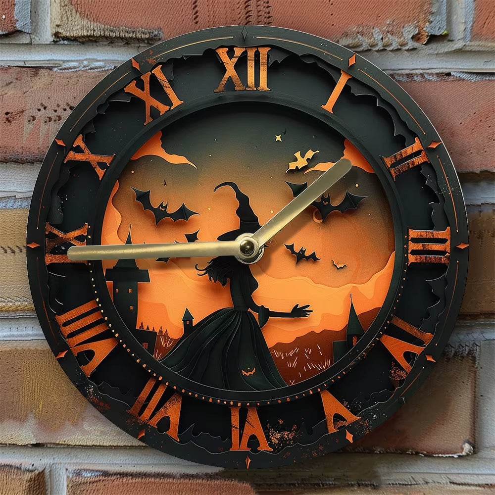 Witch Theme 2D 11inch Wall Clock