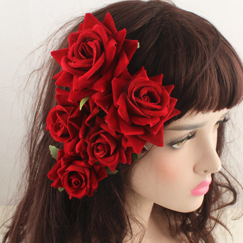 Roses Comb Hair Clips