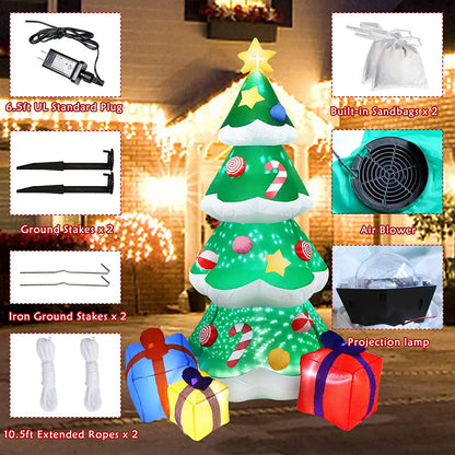 7ft LED Lights Chrismtas Tree Inflatable