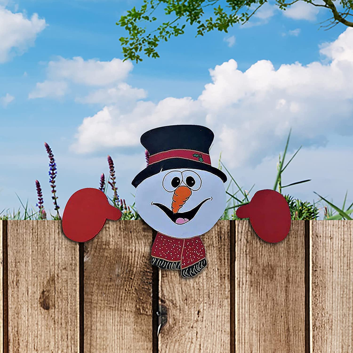 Christmas Fence Decorations