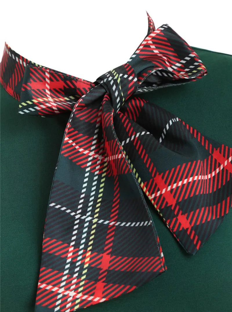 Plaid Vintage Style Dress