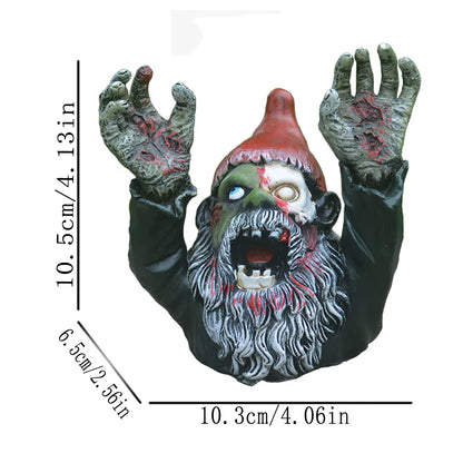 Gothic Garden Ghost Dwarf Zombie Decoration