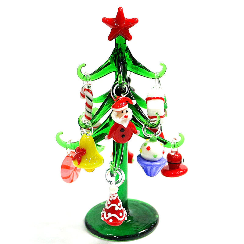 Desktop Glass Christmas Tree