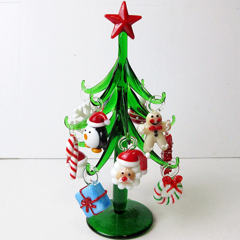Desktop Glass Christmas Tree