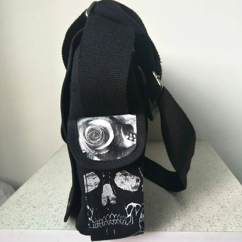 Skulls & Roses Messenger Bag