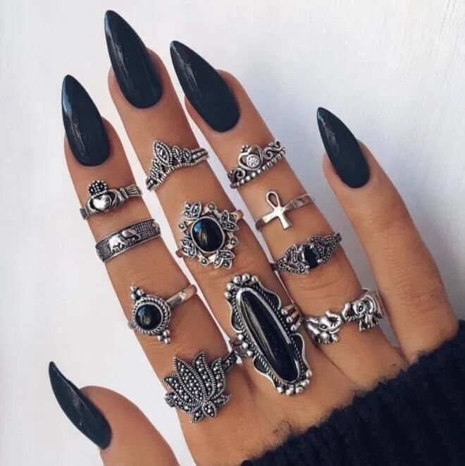 Gothic Style Vintage Rings