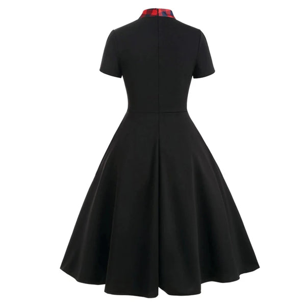 Plaid Vintage Style Dress