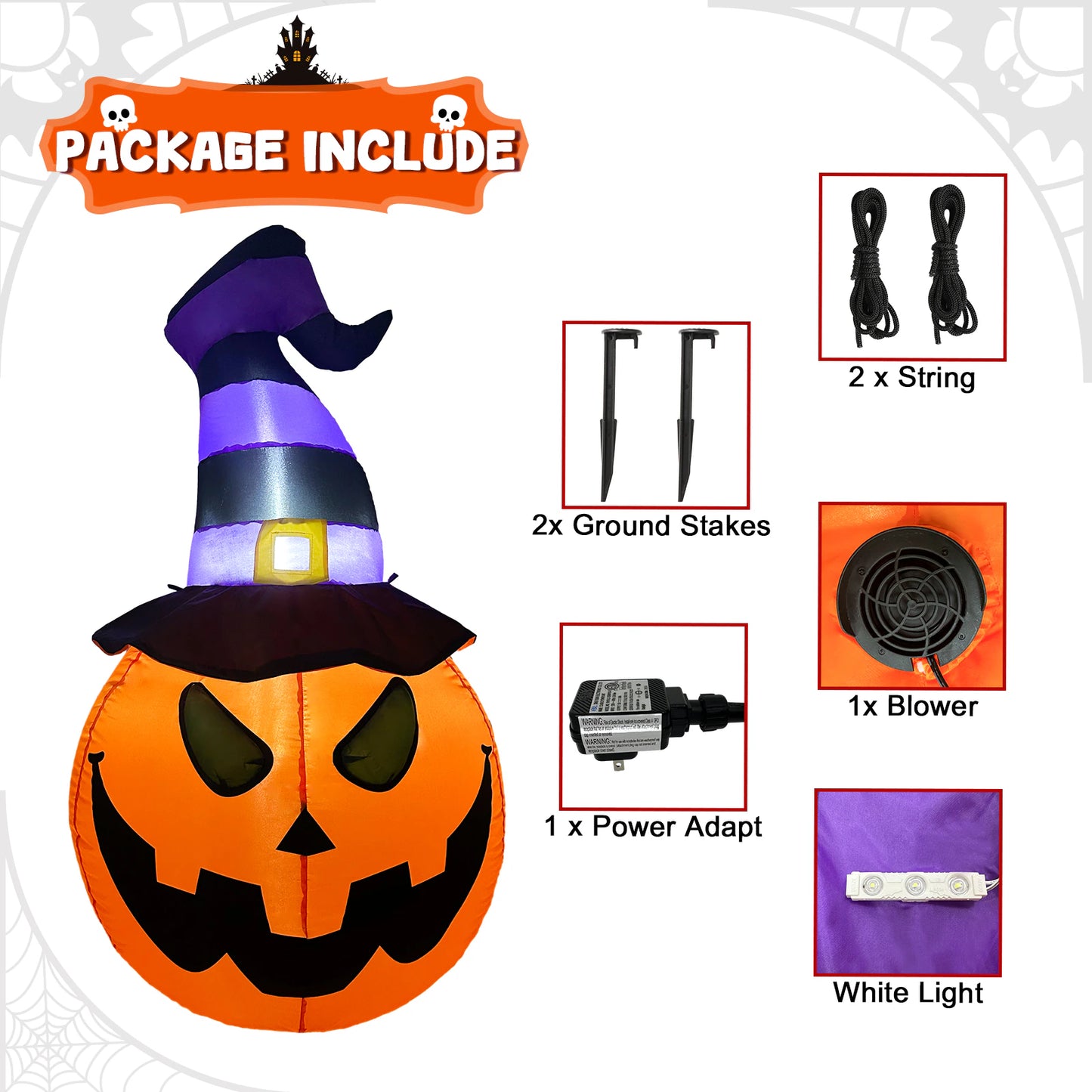 Jack o Lantern Pumpkin Halloween Inflatable