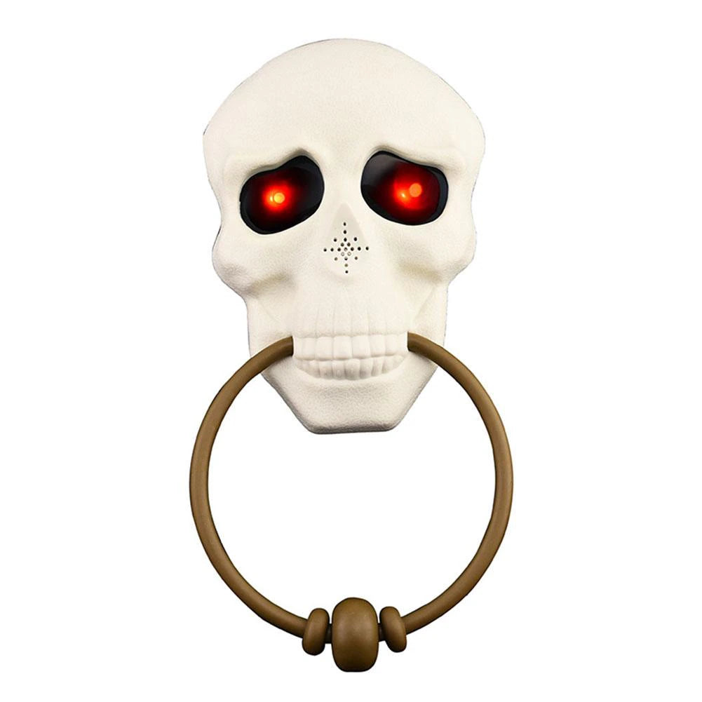 Skull Halloween Sounds & Light Doorbell
