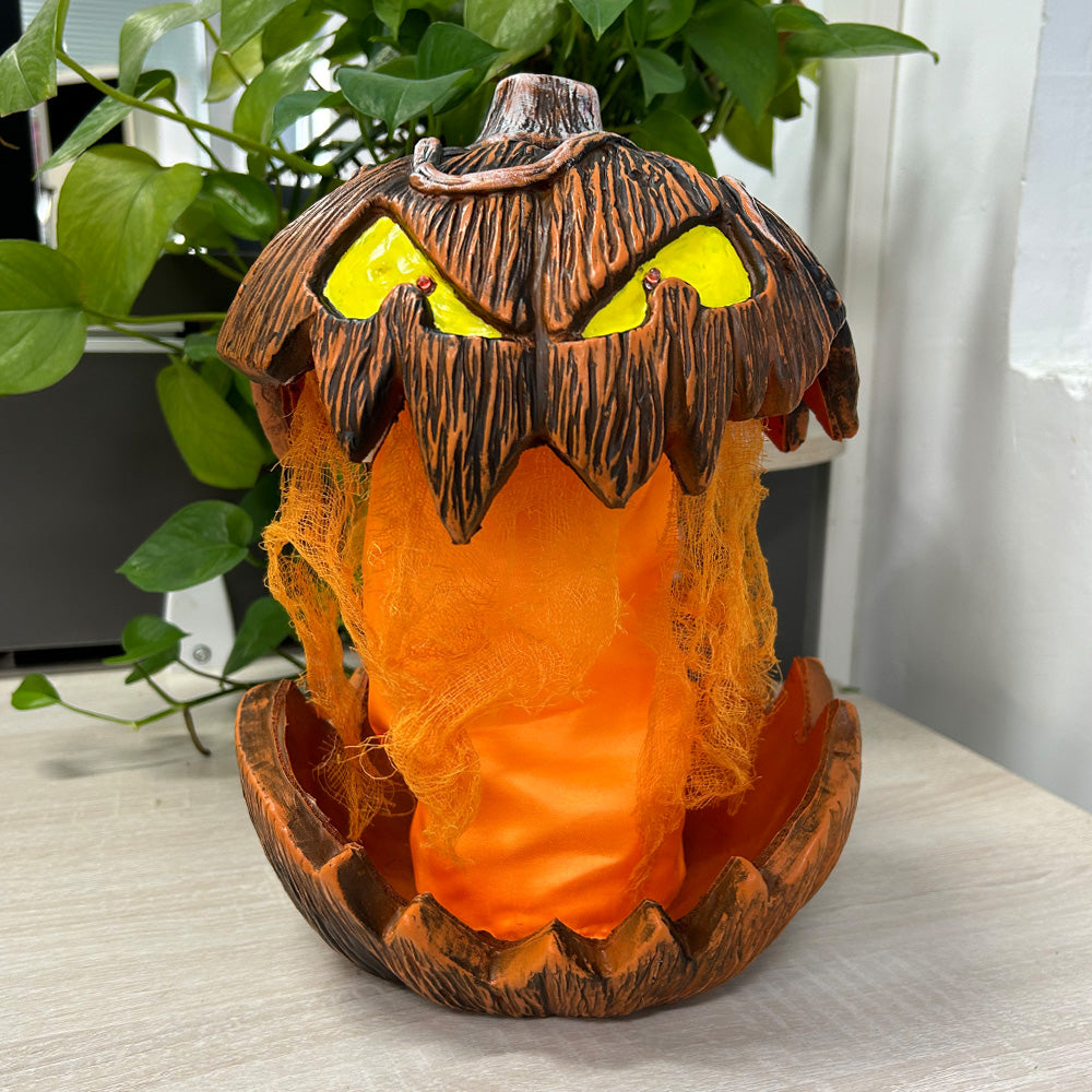 Noise Activated Talking Pop-up Retractable LED Jack-o'-Lantern Pumpkin
