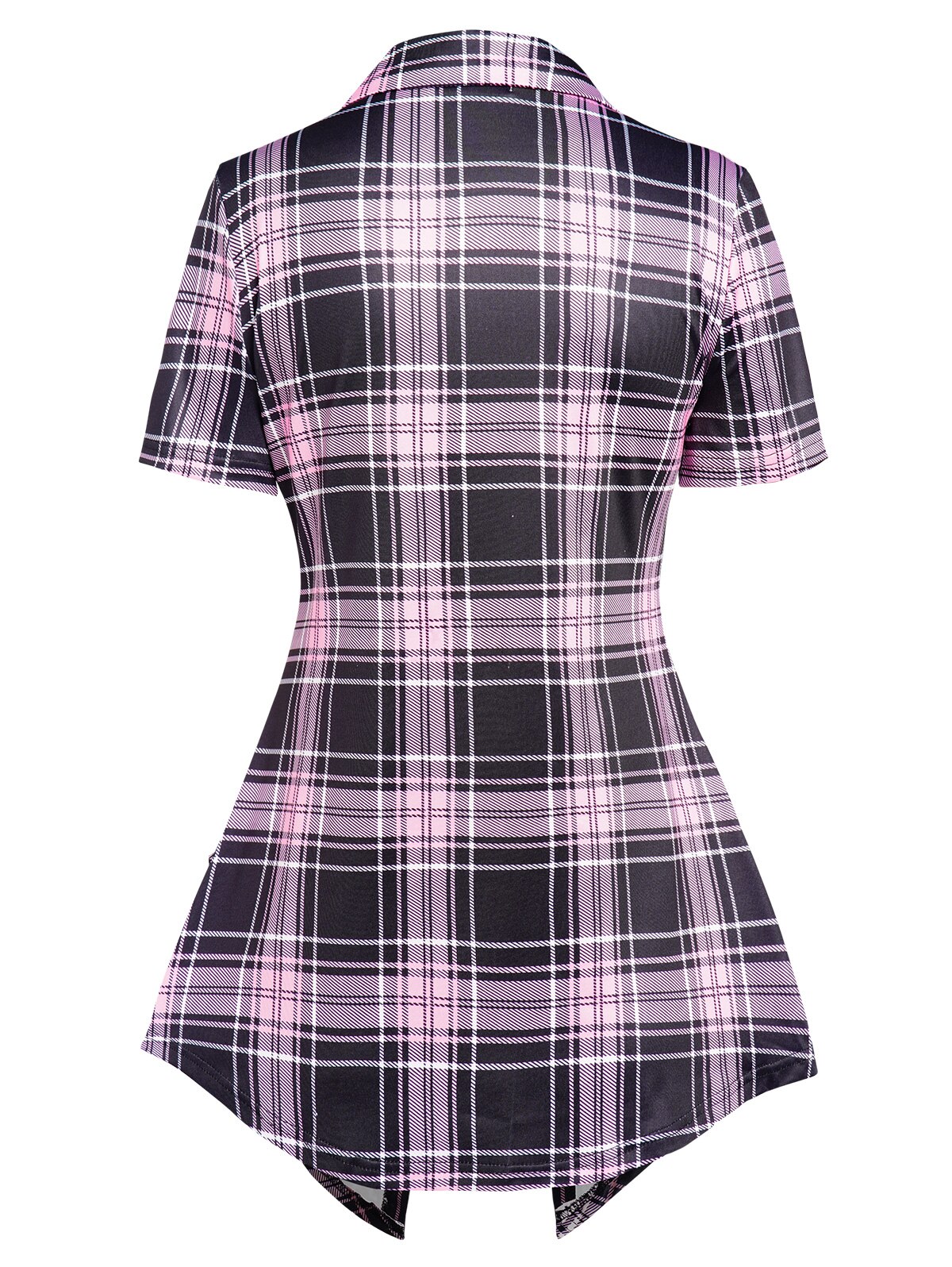 Criss-Cross Plaid Shirt