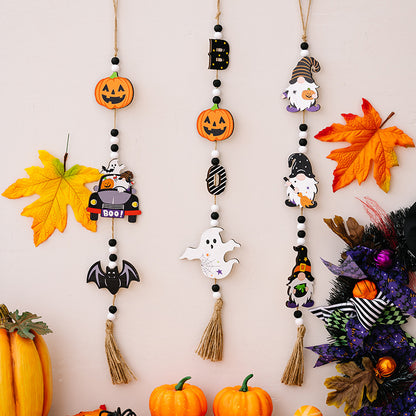 3pc Set Wooden Hanging Halloween Wall Decorations
