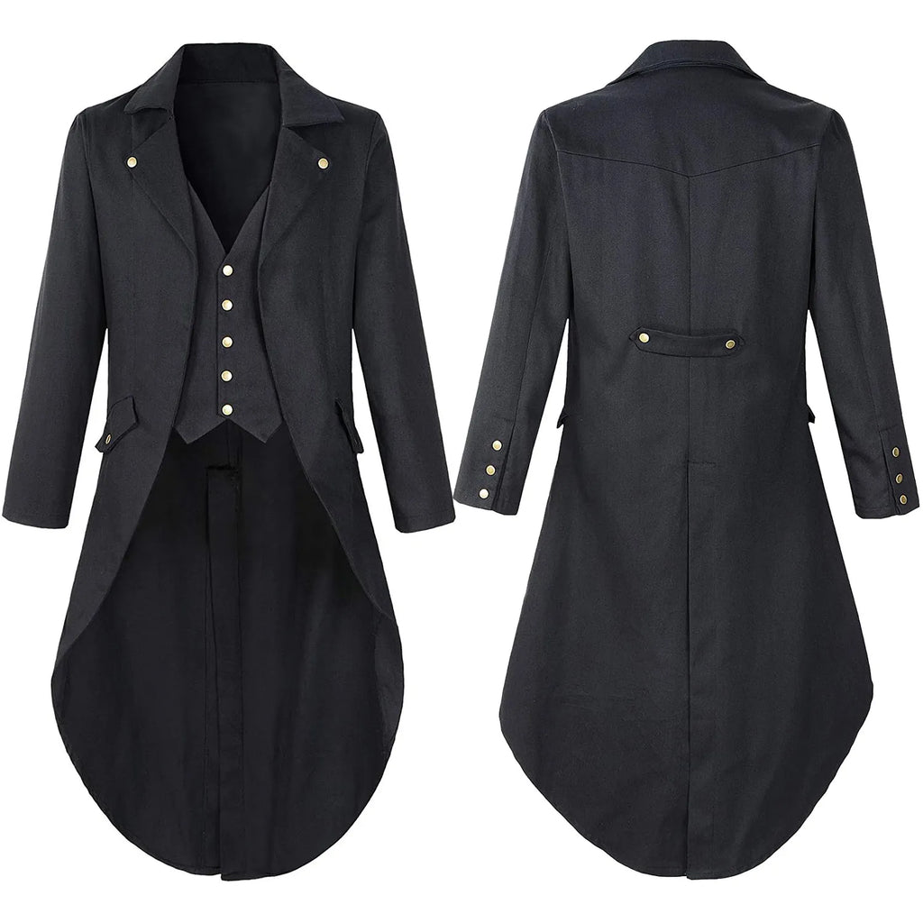 Men Gothic Tail Coat