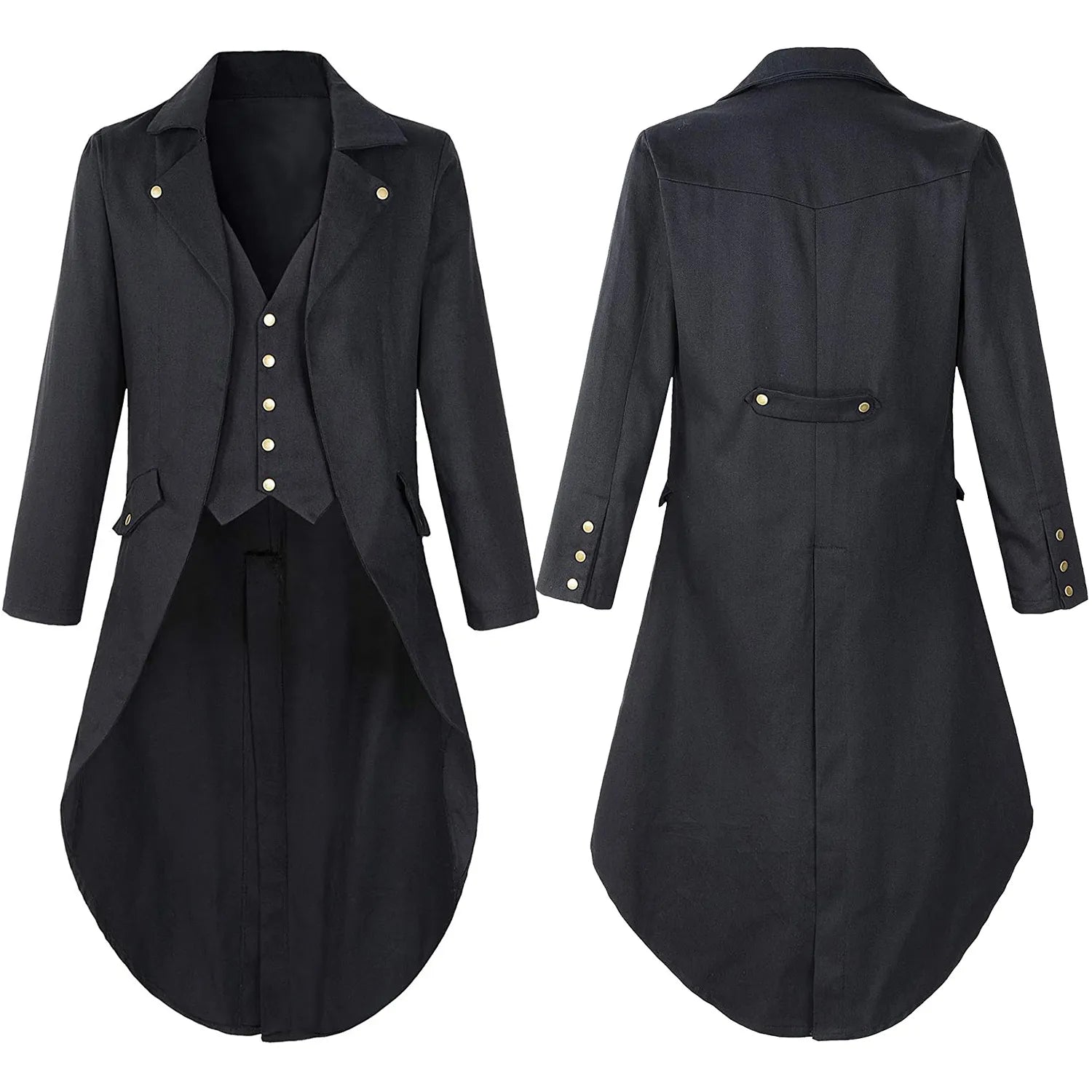 Men Gothic Tail Coat