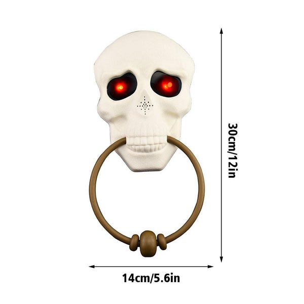 Skull Halloween Sounds & Light Doorbell