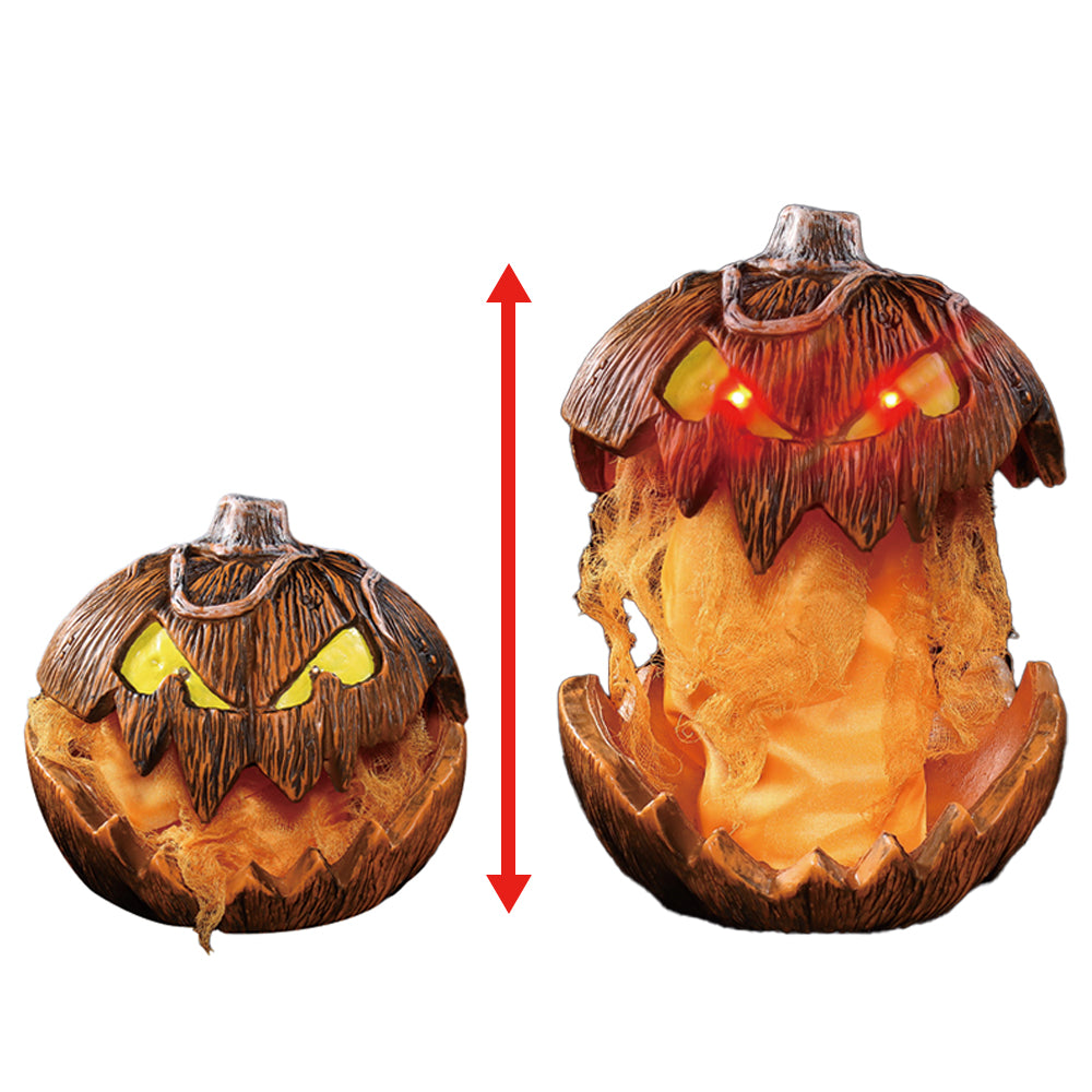 Noise Activated Talking Pop-up Retractable LED Jack-o'-Lantern Pumpkin