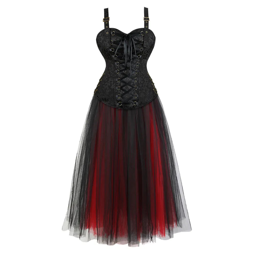 Gothic Style Corset Dress
